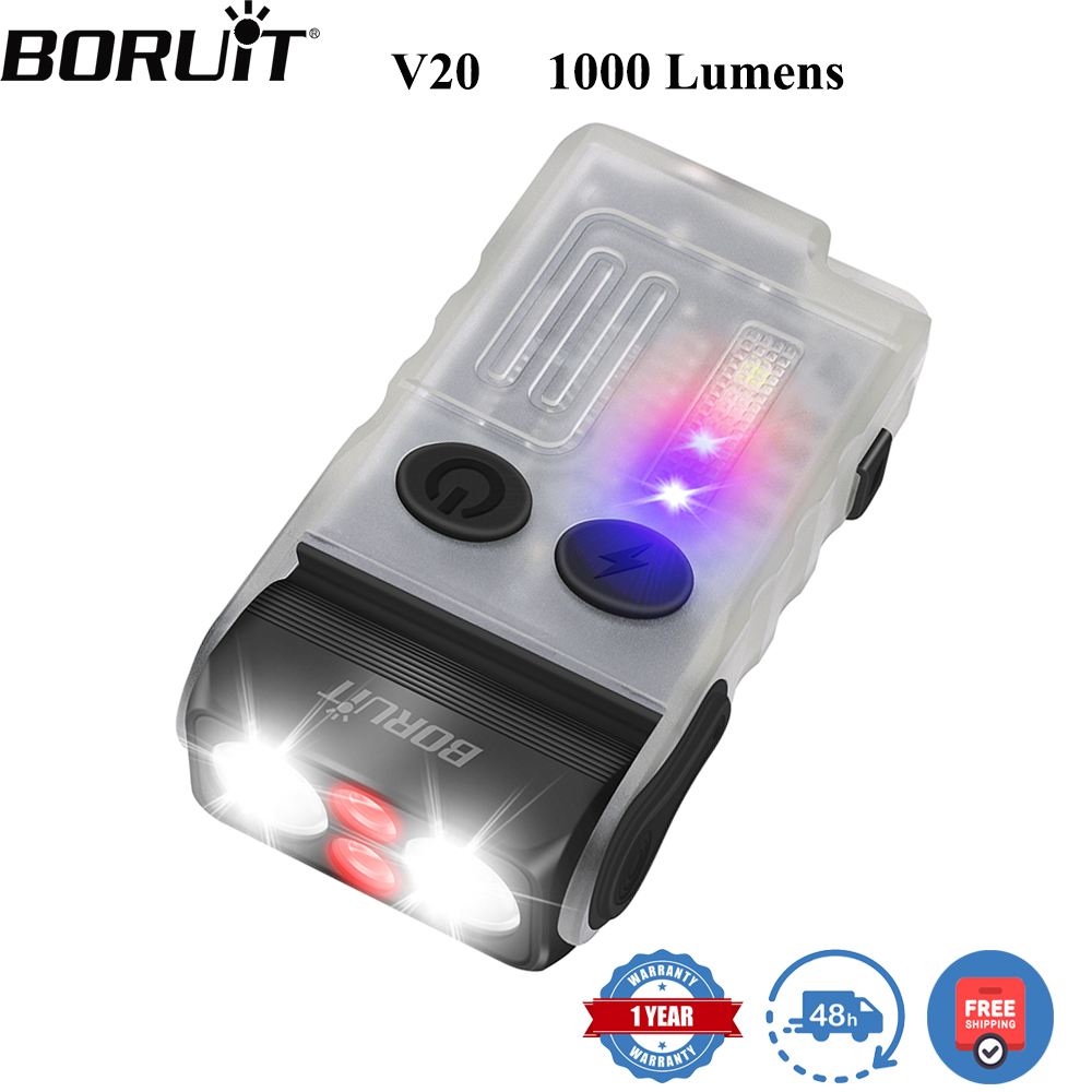 Outdoor Camping Adventure - BORUiT V20 Fluorescence Buzzer EDC LED