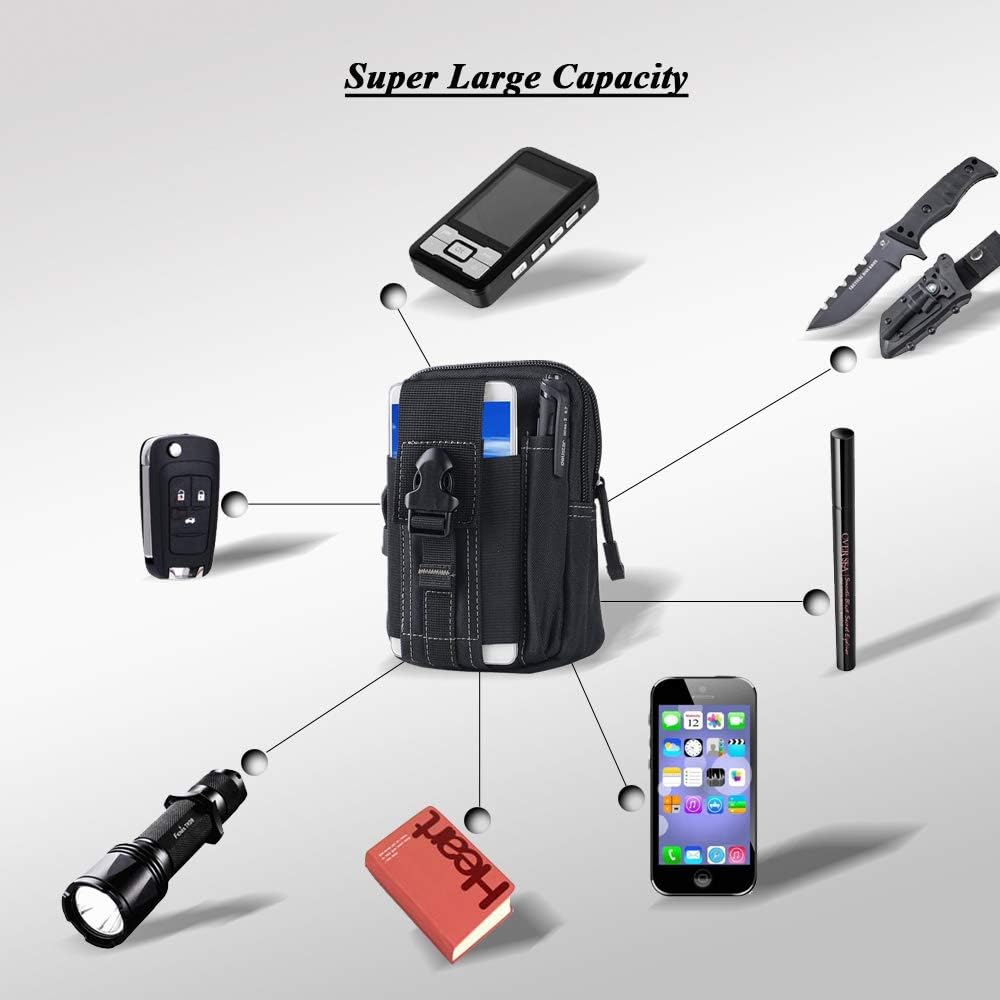 Tactical Molle Belt Pouch Mili - Outdoor Camping Adventure 评论和价格