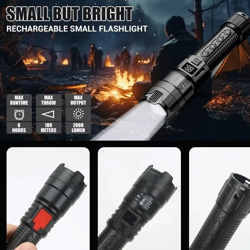 High Strong Power Led Flashlig - Outdoor Camping Adventure 评论和价格