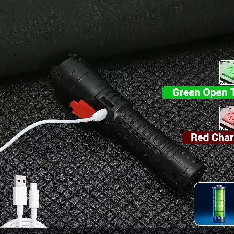 High Strong Power Led Flashlig - Outdoor Camping Adventure 评论和价格