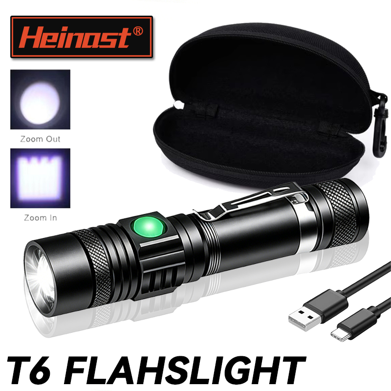 T6 LED Rechargeable Flashlight - Outdoor Camping Adventure 评论和价格