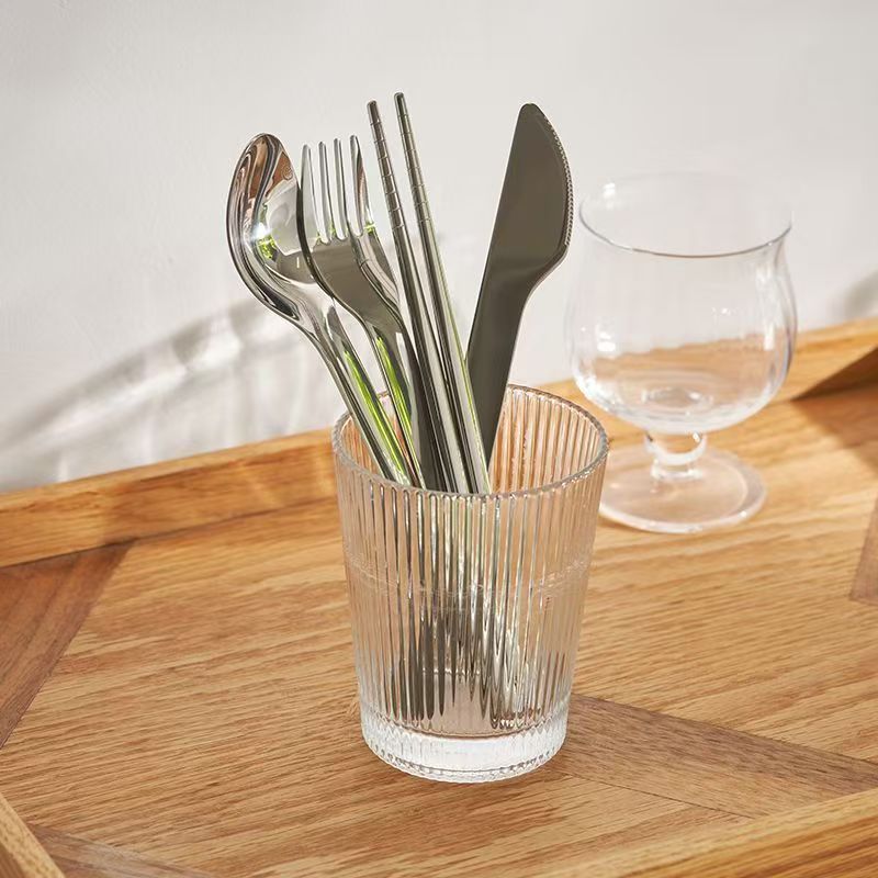 Portable Cutlery Set with Stor - Camp Utensil Set 评论和价格