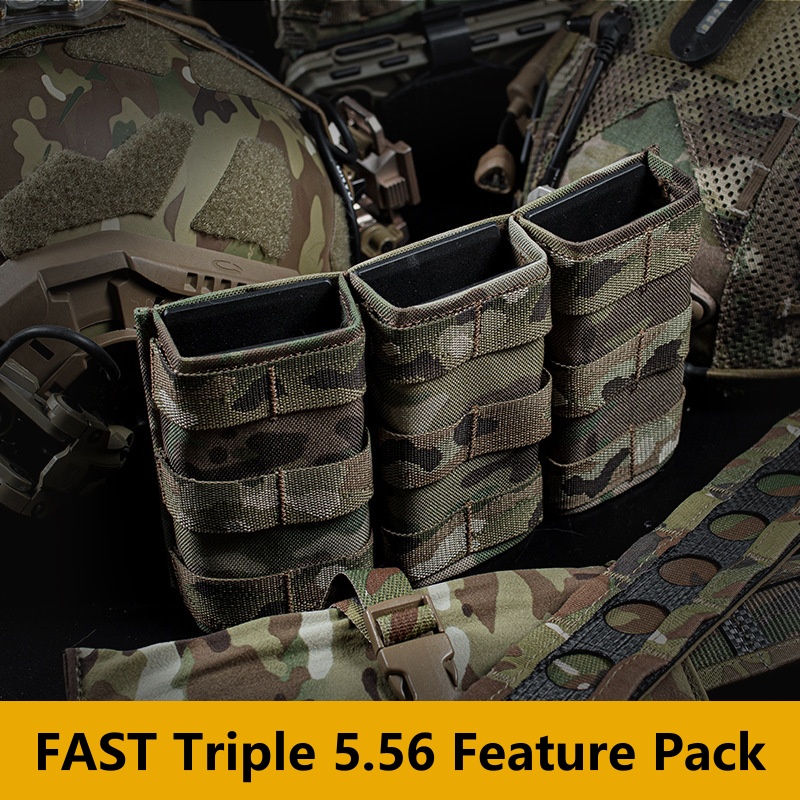 MOLLE-Compatible Triple Magazi - Outdoor Camping Magazine 评论和价格