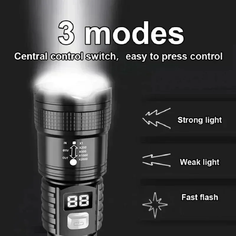 Rechargeable LED Flashlight 10 - Outdoor Camping Adventure 评论和价格