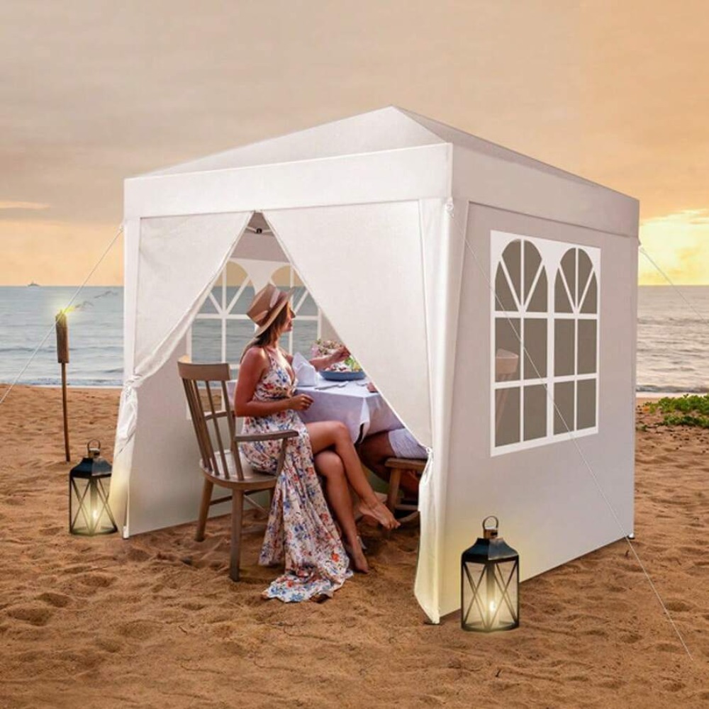 6.5x6.5 ft Pop Up Canopy Tent  - Outdoor Camping Canopy 评论和价格