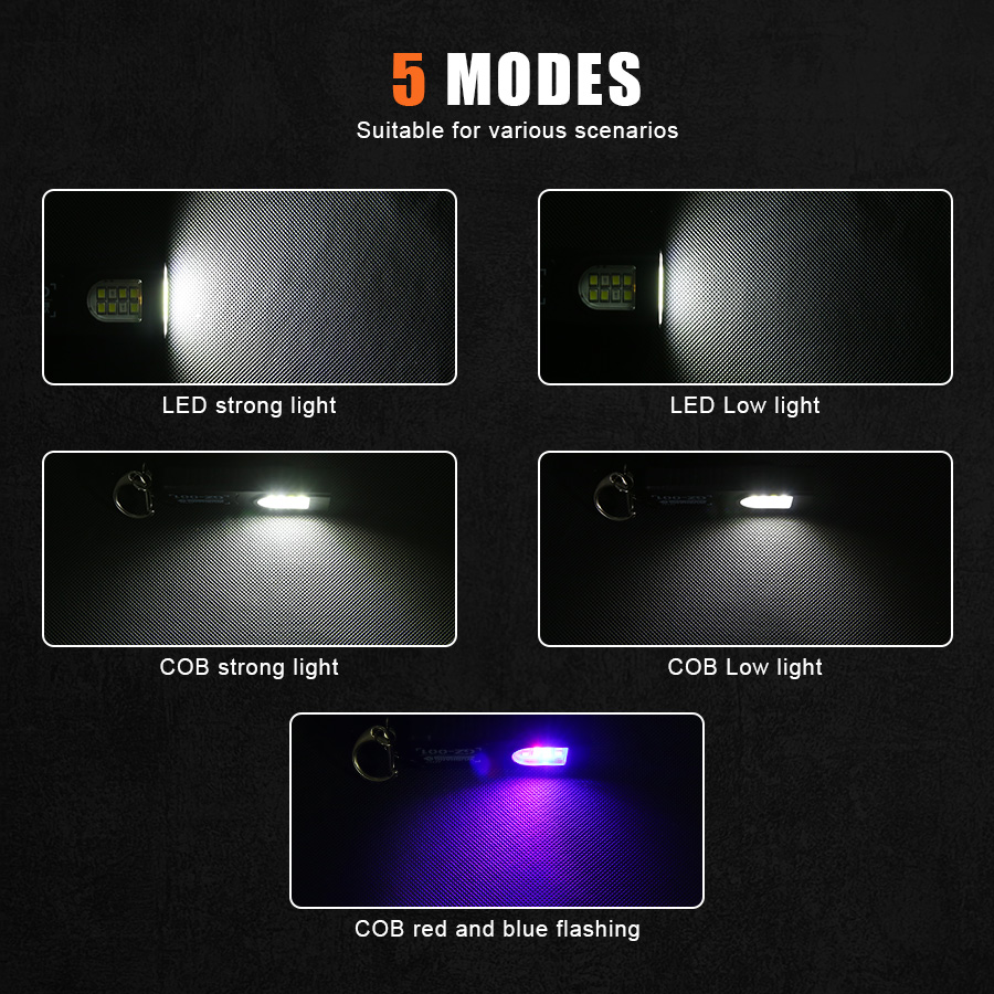 Multifunctional Keychain Flash - Outdoor Camping Adventure 评论和价格