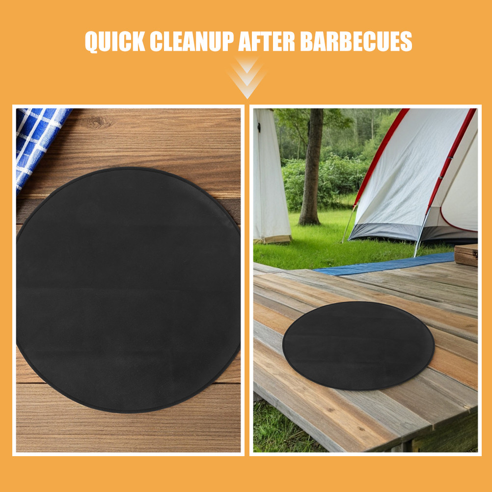 Round Fireproof Bbq Mat 24 Inc - Outdoor Camping Fire 评论和价格