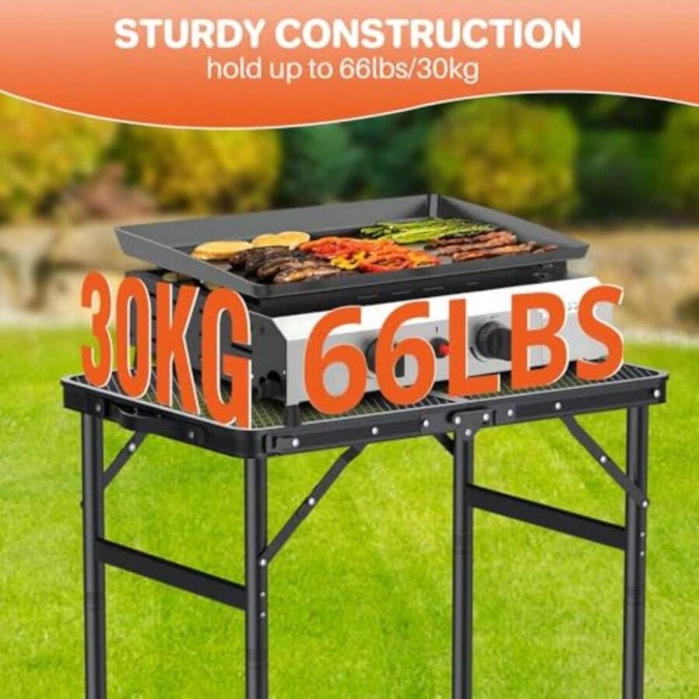 Portable Folding Camping Table - Outdoor Camping Cooking Table 评论和价格