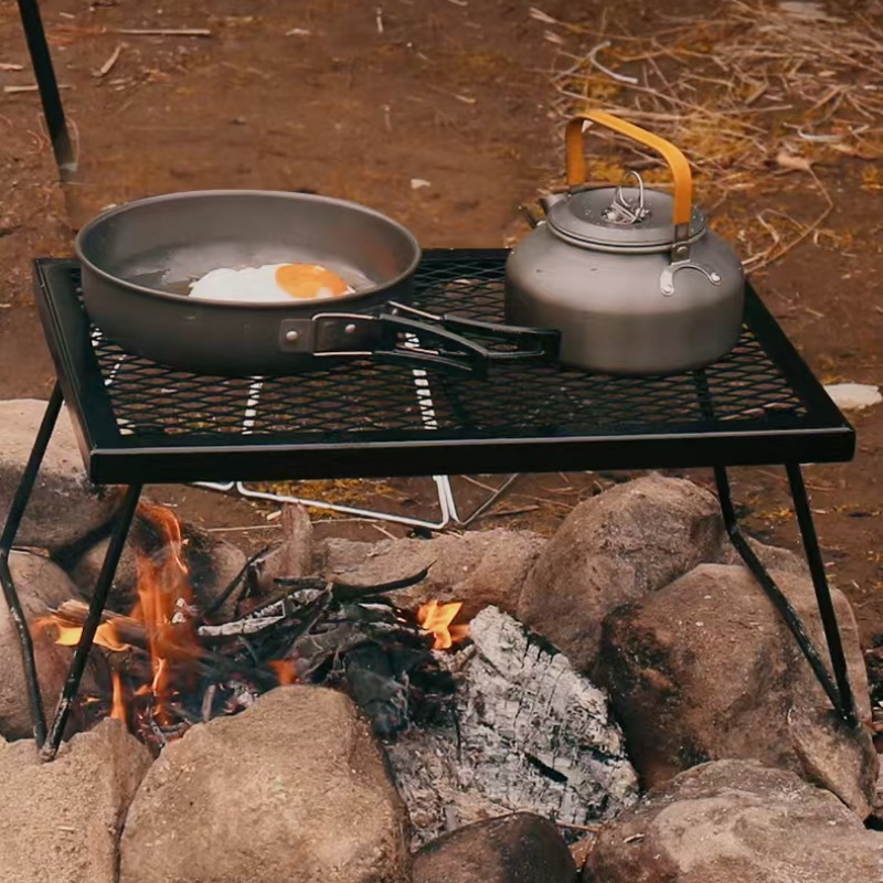 Outdoor Grid Folding Table Mul - Outdoor Camping Cooking Table 评论和价格