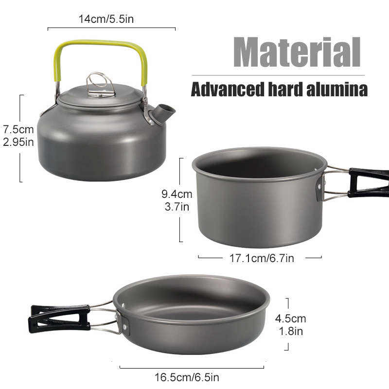 WESTTUNE Camping Cookware Kit  - Camp Utensil Set 评论和价格