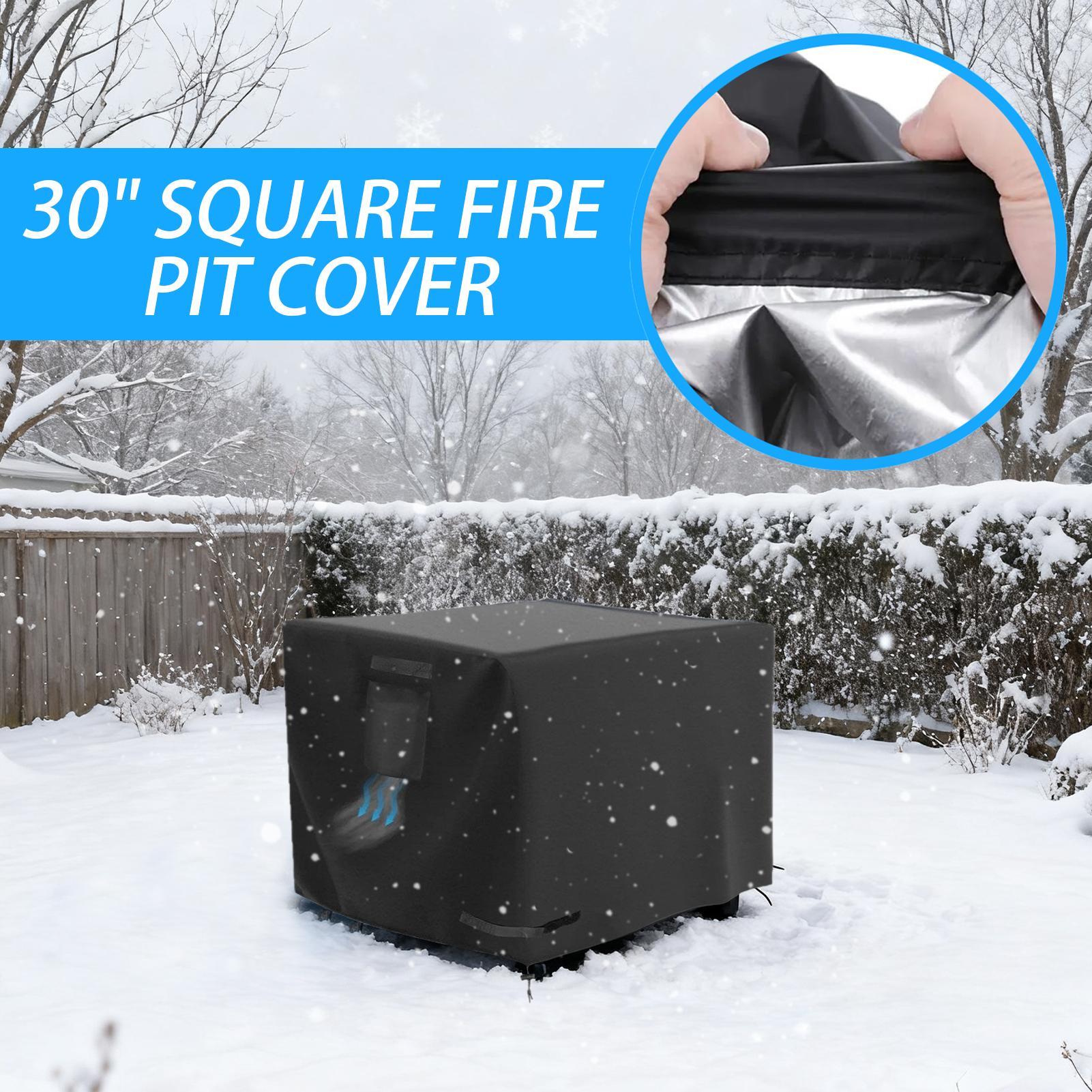 Fire Pit Cover Square 30 Inch  - Outdoor Camping Fire 评论和价格