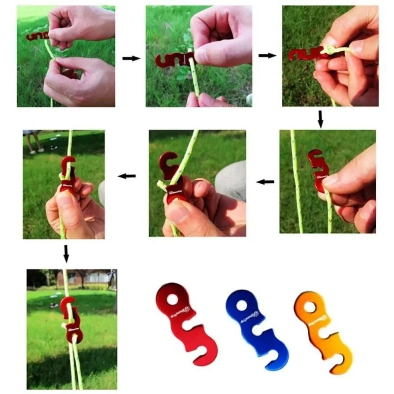 4pcs Durable Camping Tent Rope - Outdoor Camping Canopy 评论和价格