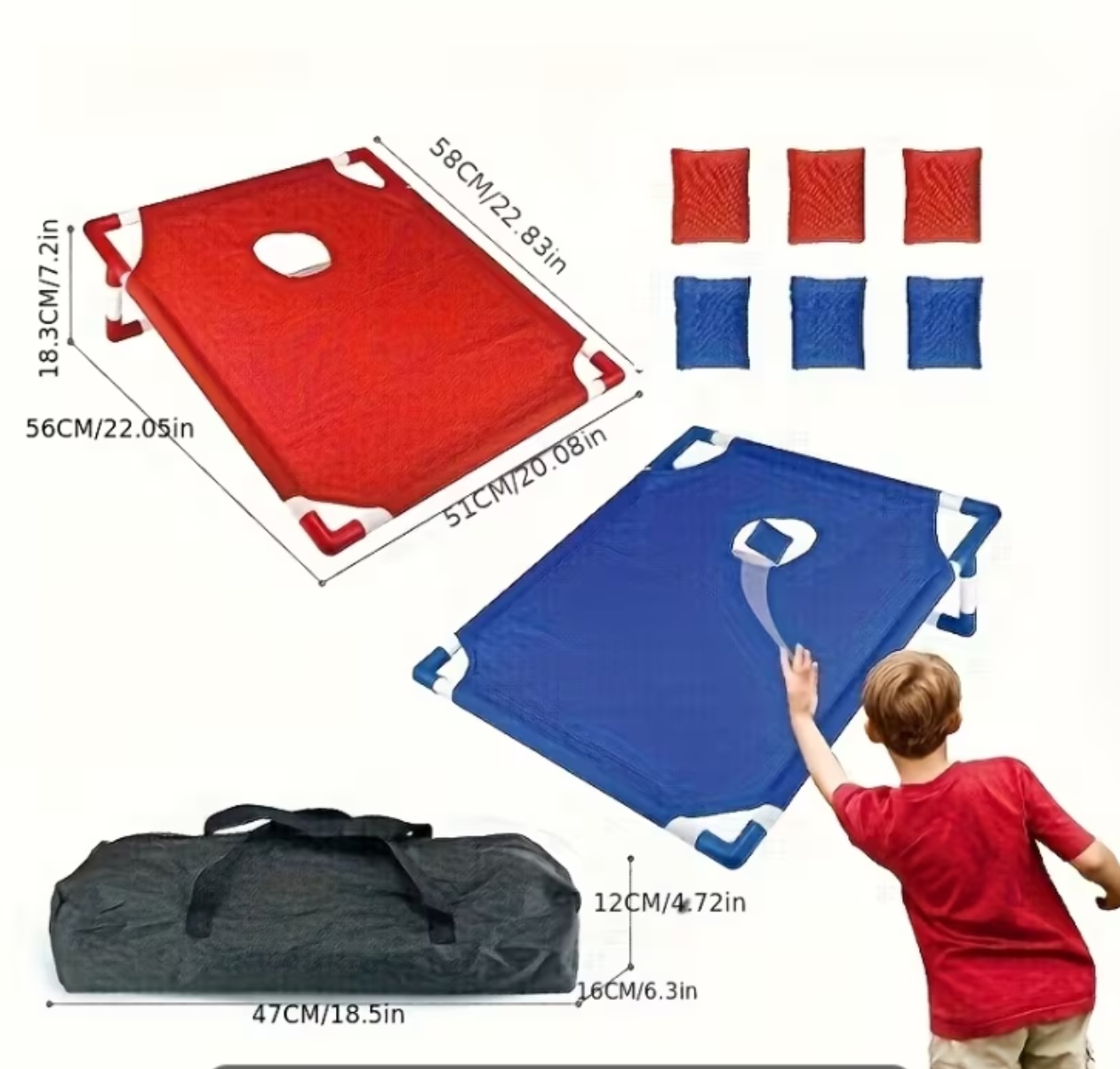 Corn Hole Game Set Includes 2  - Outdoor Camping Games 评论和价格