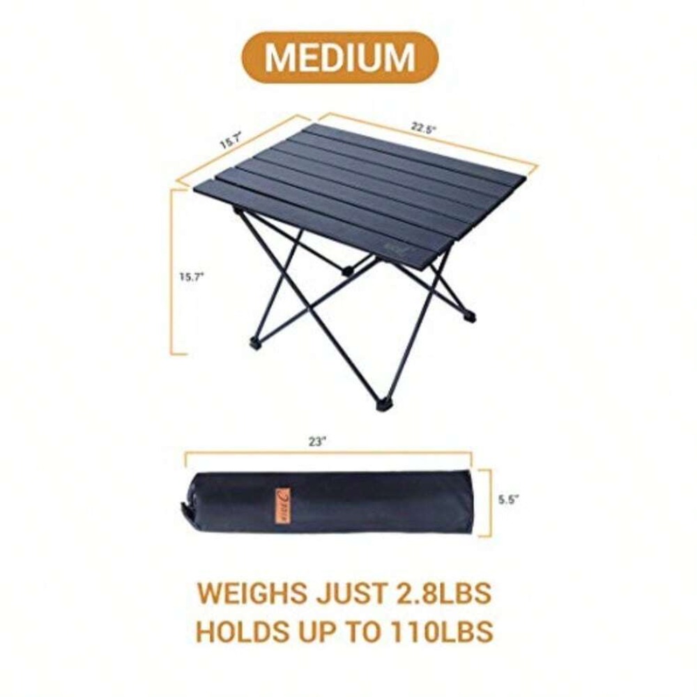 Ultralight Roll Up Aluminum Ca - Outdoor Camping Cooking Table 评论和价格