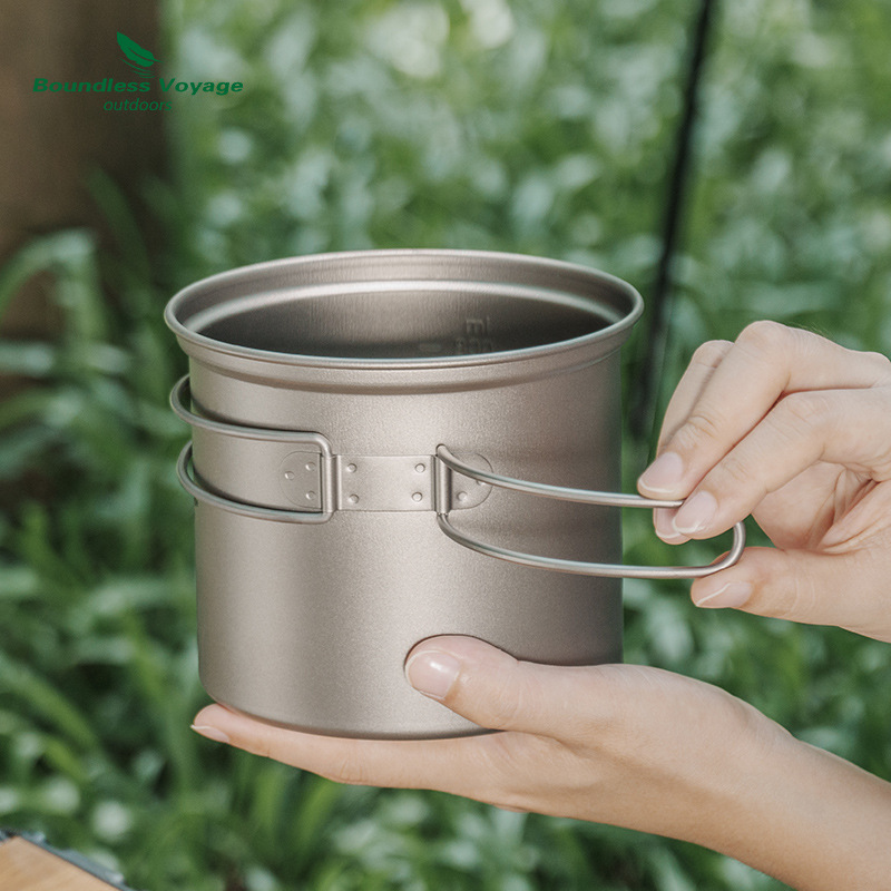 Pure Titanium Folding Boiling  - Camp Utensil Set 评论和价格