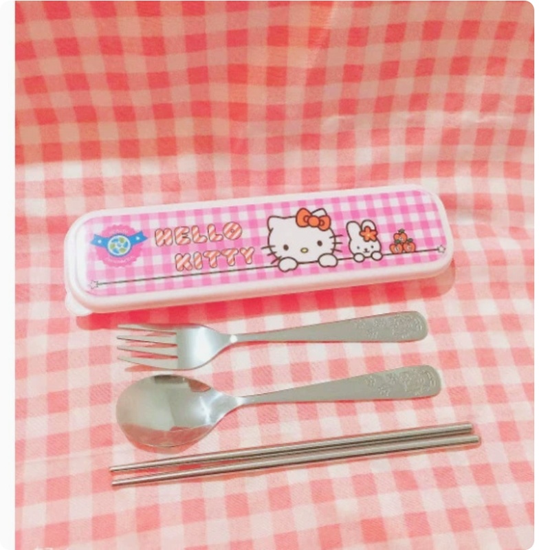 Hello Kitty Stainless Steel Sp - Camp Utensil Set 评论和价格
