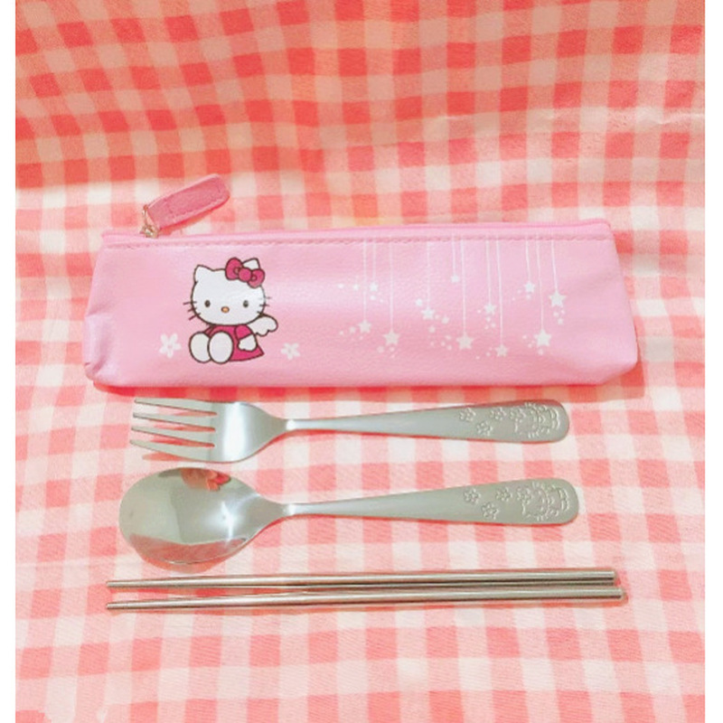 Hello Kitty Stainless Steel Sp - Camp Utensil Set 评论和价格