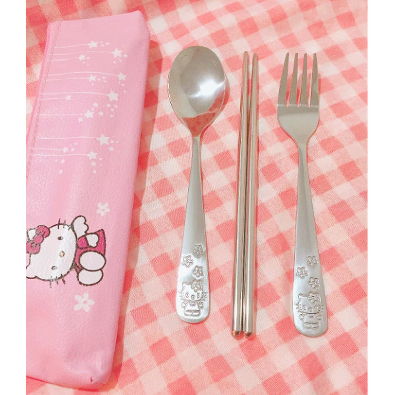 Hello Kitty Stainless Steel Sp - Camp Utensil Set 评论和价格