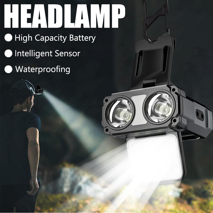 Sensor COB LED Headlamp Cap Cl - Outdoor Camping Adventure 评论和价格