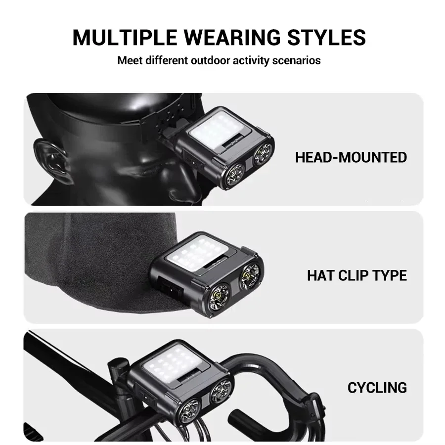 Sensor COB LED Headlamp Cap Cl - Outdoor Camping Adventure 评论和价格