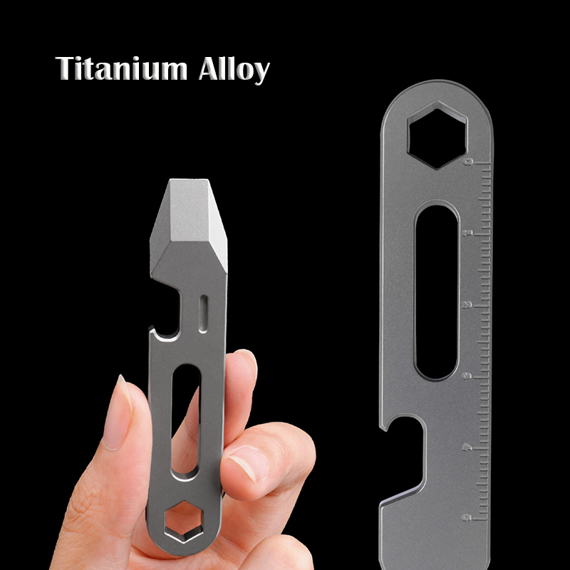 8CM  CNC TC4 Titanium Alloy Cr - Outdoor Camping Essential Gear 评论和价格