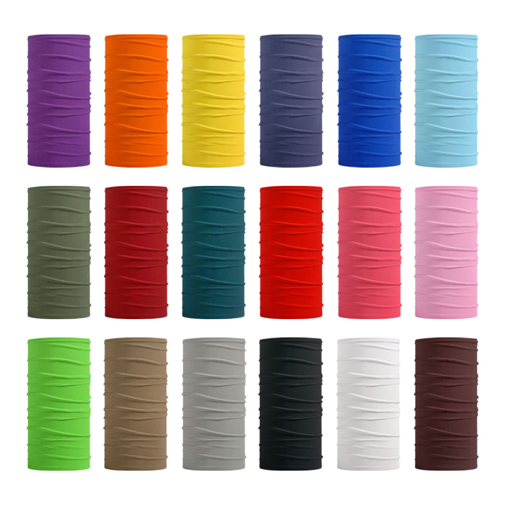 Seamless Solid Color Bandanas  - Outdoor Camping Essential Gear 评论和价格