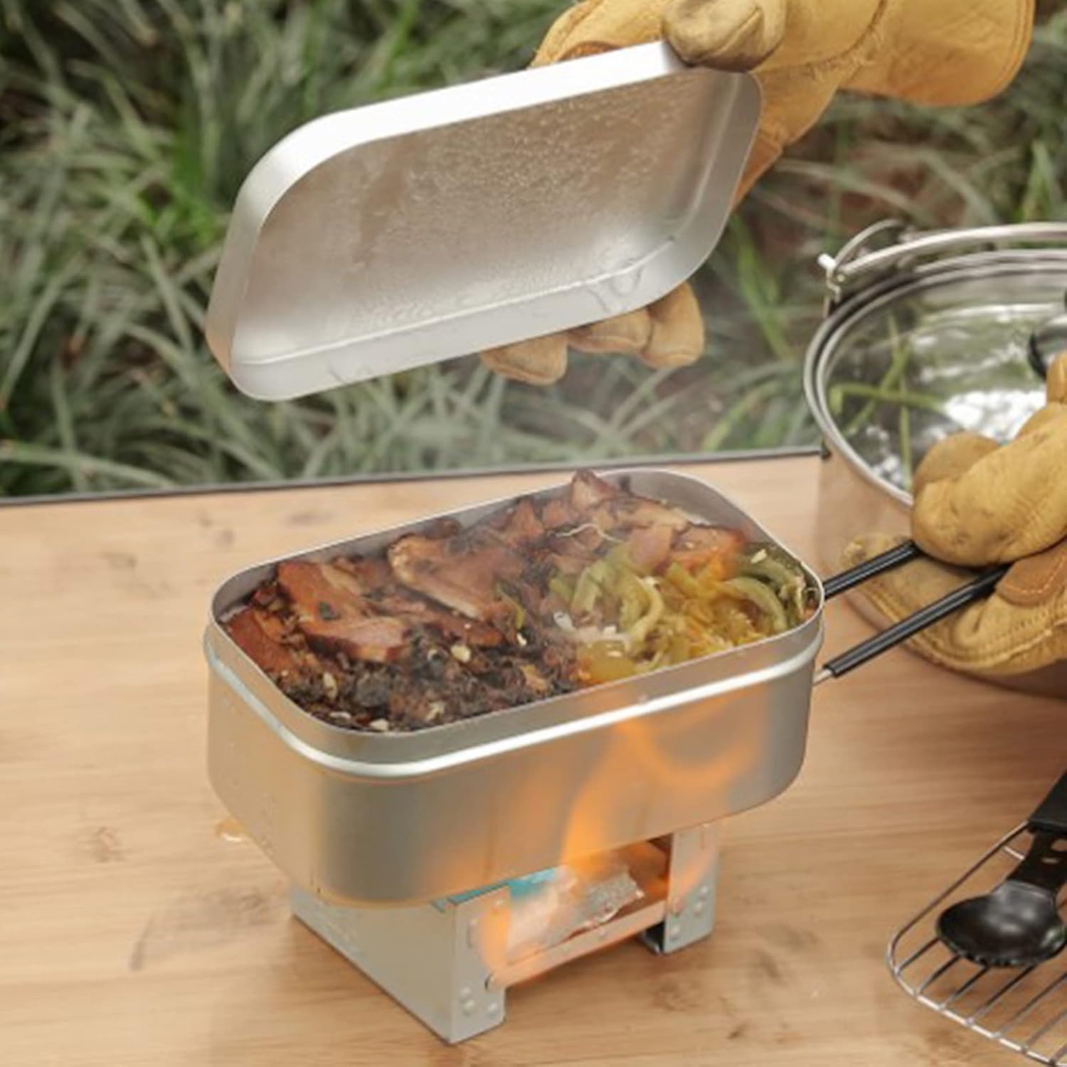 Foldable Bento Box Handle, Lun - Camp Utensil Set 评论和价格